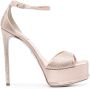 René Caovilla 135mm open-toe sandals Neutrals - Thumbnail 1