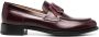 René Caovilla 30mm snake-detail leather loafers Red - Thumbnail 1
