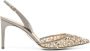 René Caovilla 80mm crystal-embellished leather sandals Gold - Thumbnail 1