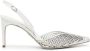 René Caovilla 80mm crystal-embellished pointed-toe pumps Silver - Thumbnail 1