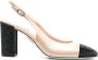 René Caovilla 80mm two-tone rhinestone-embellished pumps Neutrals - Thumbnail 1