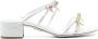 René Caovilla Caterina 40mm bow-embellished sandals Silver - Thumbnail 1