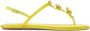 René Caovilla Caterina bow-embellished leather sandals Yellow - Thumbnail 1