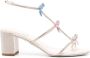 René Caovilla Caterina embellished leather sandals Pink - Thumbnail 1