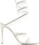 René Caovilla Chandelier 105mm crystal-embellished sandals Neutrals - Thumbnail 1