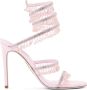 René Caovilla Chandelier 105mm crystal-embellished sandals Pink - Thumbnail 1