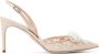 René Caovilla Cinderella 80mm leather pumps Neutrals - Thumbnail 1