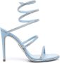 René Caovilla Cleo 105mm crystal-embellished sandals Blue - Thumbnail 1