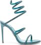 René Caovilla Cleo 105mm rhinestone-embellished sandals Blue - Thumbnail 1