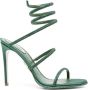 René Caovilla Cleo 105mm rhinestone-embellished sandals Green - Thumbnail 1