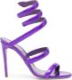 René Caovilla Cleo 105mm wraparound-style sandals Purple - Thumbnail 1