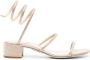 René Caovilla Cleo 40mm crystal-embellished sandals Neutrals - Thumbnail 1