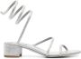 René Caovilla Cleo 45mm open toe sandals Silver - Thumbnail 1