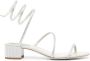 René Caovilla Cleo 45mm open-toe sandals Silver - Thumbnail 1