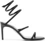 René Caovilla Cleo 90mm ankle-strap sandals Black - Thumbnail 1