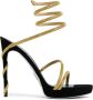 René Caovilla Cleo crystal-embellished sandals Black - Thumbnail 1