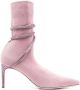 René Caovilla Cleo fabric ankle boots Pink - Thumbnail 1