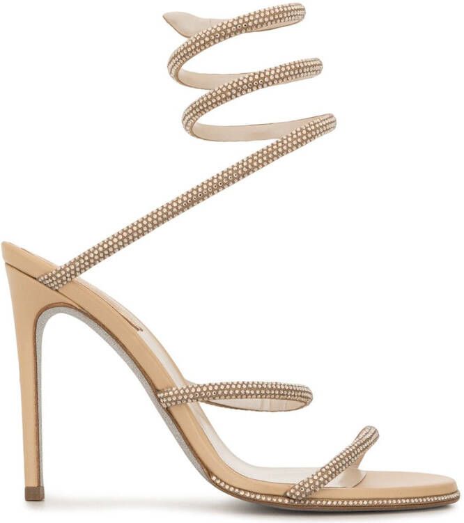 René Caovilla Cleo high-heel sandals Gold