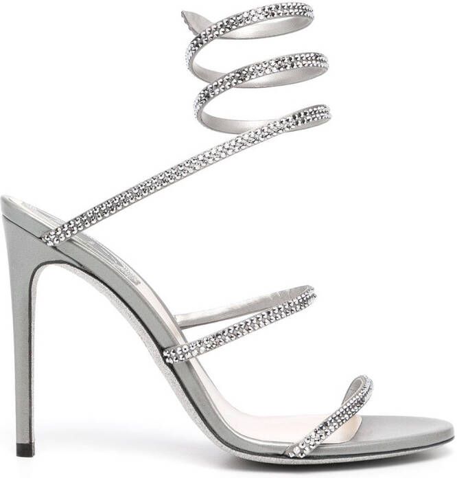 René Caovilla Cleo high-heel sandals Grey