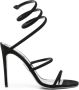 René Caovilla Cleopatra 105mm suede sandals Black - Thumbnail 1