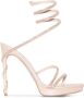 René Caovilla crystal-embellished 120mm stiletto sandals Neutrals - Thumbnail 1