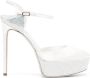 René Caovilla crystal-embellished 137mm sandals White - Thumbnail 1