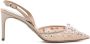 René Caovilla crystal-embellished 80mm slingback pumps Neutrals - Thumbnail 1