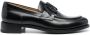 René Caovilla crystal-embellished leather loafers Black - Thumbnail 1
