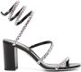 René Caovilla crystal embellished strappy sandals Black - Thumbnail 1
