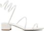 René Caovilla crystal embellished strappy sandals White - Thumbnail 1
