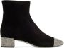 René Caovilla crystal-embellished suede boots Black - Thumbnail 1