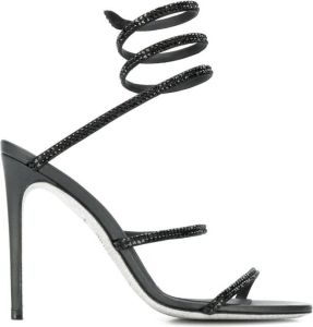 René Caovilla embellished Cleo sandals Black