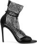 René Caovilla Galaxia 100mm crystal-embellished sandals Black - Thumbnail 1