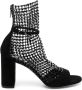 René Caovilla Galaxia 80mm rhinestone-embellished sandals Black - Thumbnail 1