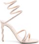 René Caovilla Margot 105mm crystal sandals Neutrals - Thumbnail 1