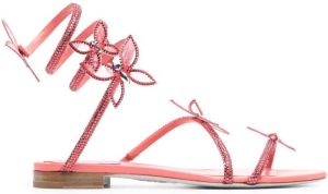 René Caovilla Margot 20mm open toe sandals Pink