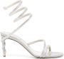 René Caovilla Margot 80mm crystal-embellished sandals Silver - Thumbnail 1