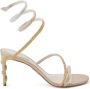 René Caovilla Margot crystal-embellished sandals Gold - Thumbnail 1