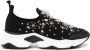 René Caovilla Morgana rhinestone-embellished sneakers Black - Thumbnail 1