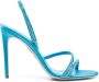 René Caovilla crystal-embellished slingback 110mm sandals Blue - Thumbnail 1
