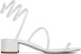 René Caovilla spiral-design 35mm sandals White - Thumbnail 1