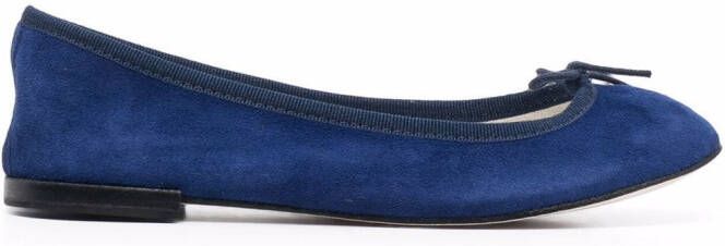 Repetto bow detail ballerina shoes Blue