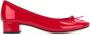 Repetto bow front low heel pumps Red - Thumbnail 1