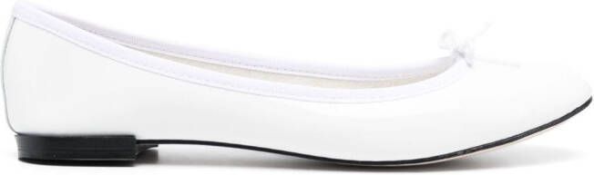 Repetto Cendrillon patent leather ballerina shoes White