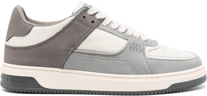 Represent Apex panelled leather sneakers Grey