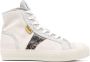RHUDE Bel Airs panelled high-top sneakers Neutrals - Thumbnail 1