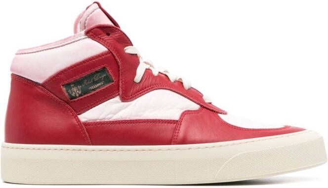 RHUDE Cabriolets hi-top sneakers Red