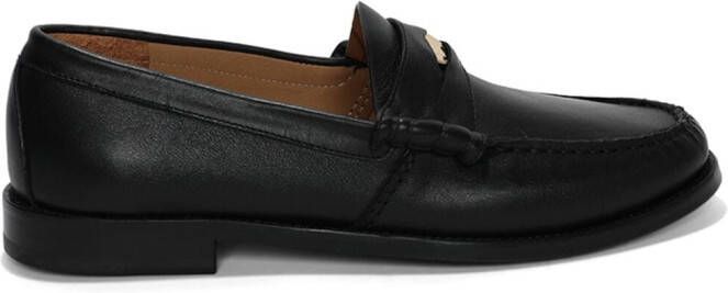 RHUDE Penny leather loafers Black