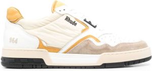 Rhude Racing lace-up sneakers White