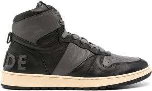 Rhude Rhecess high-top leather sneakers Black